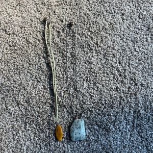 2 Piece Stone Necklaces